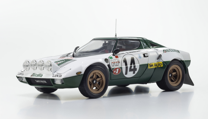 [Preorder] Kyosho 1:18 Lancia Stratos HF - Winner 1975 Monte Carlo Nr.14 - 08130E