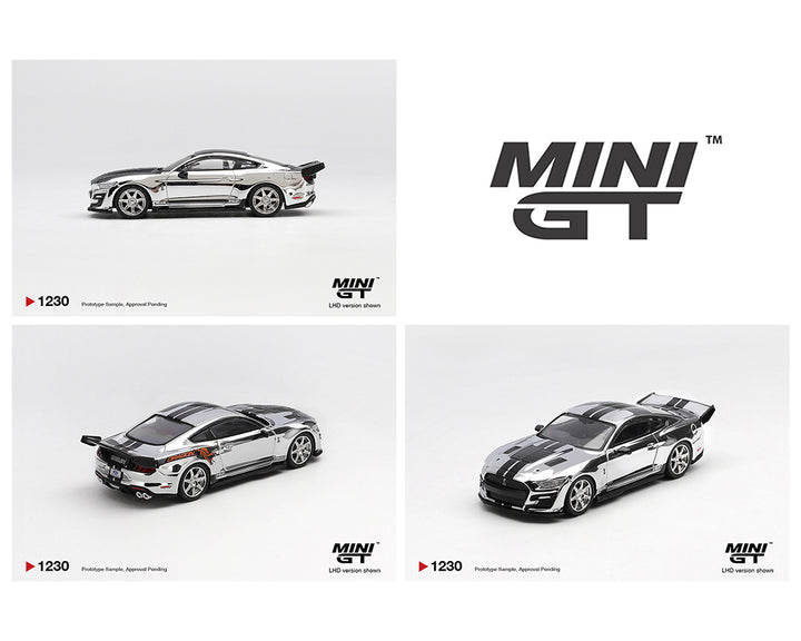 [Preorder] Mini GT 1:64 Shelby GT500 Dragon Snake Concept – Chrome Silver – Limited Edition MGT01230-BL