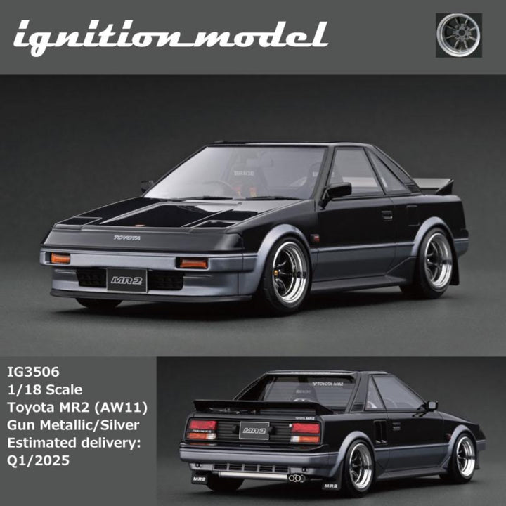 [Preorder] Ignition Model 1:18 Toyota MR2 (AW11) Silver IG3506