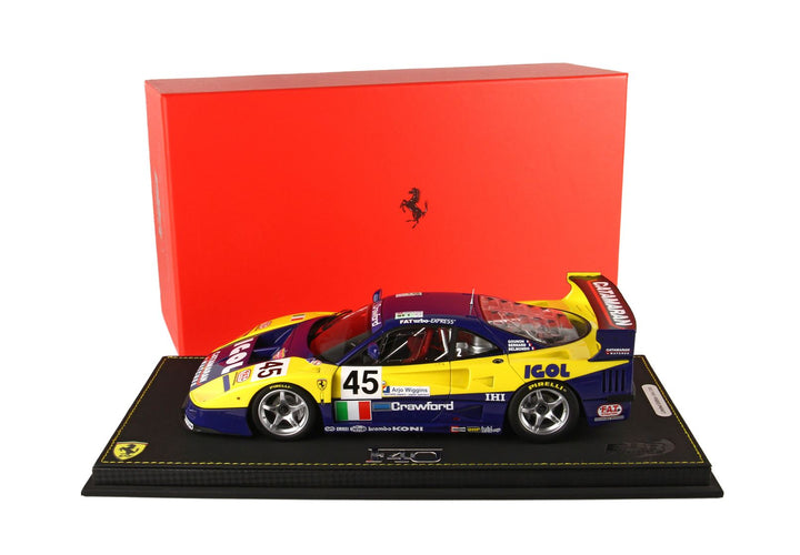 [Preorder] BBR 1:18 Ferrari F40 Le Mans 1996 TEAM ENNEA IGOL #45 P18139G