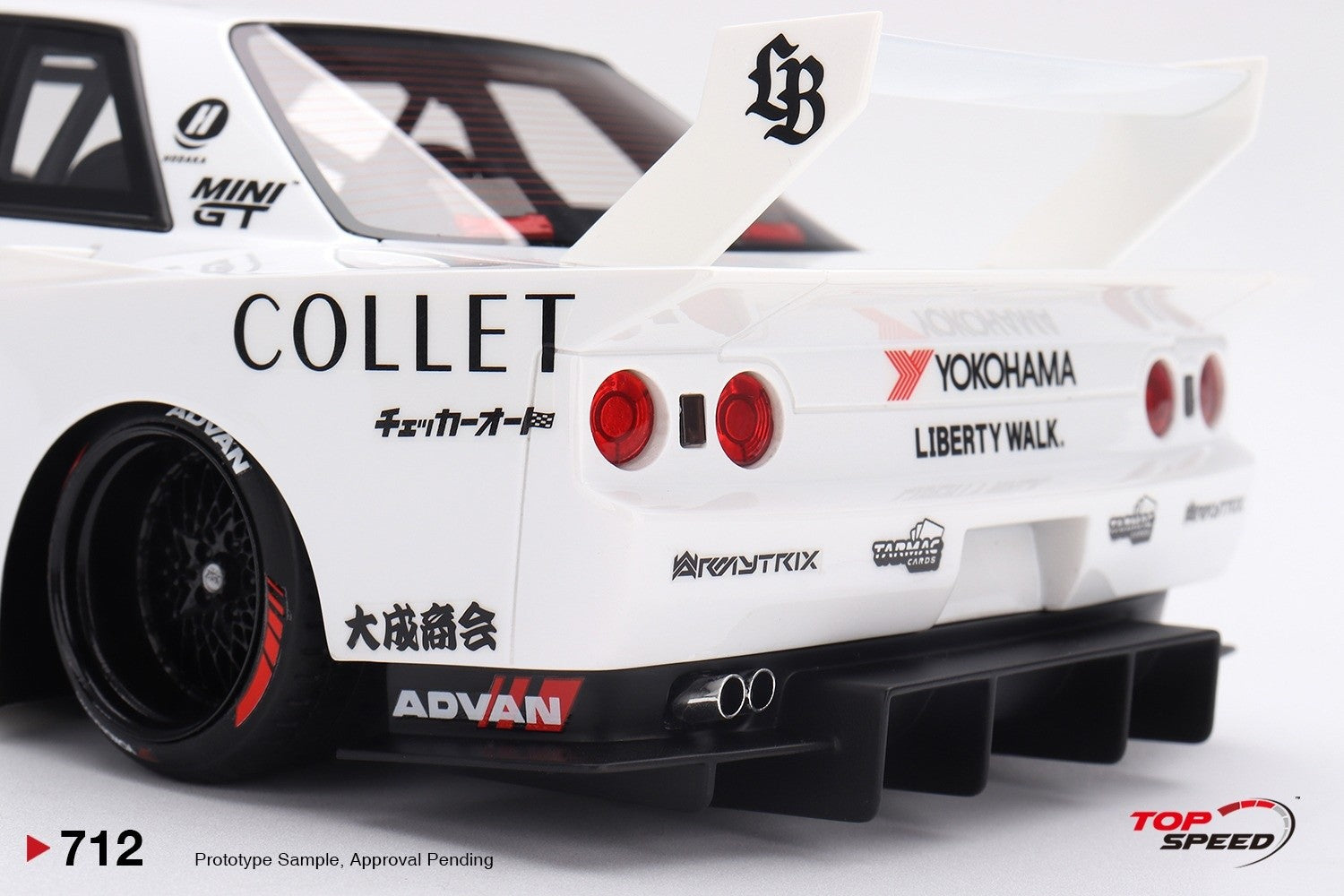 未展示品TOP SPEED1/18LB-ワークス GT スカイライン GT-R Preorder] Topspeed 1:18 LBWK Nissan Skyline GT-R (R32) Kaido Works