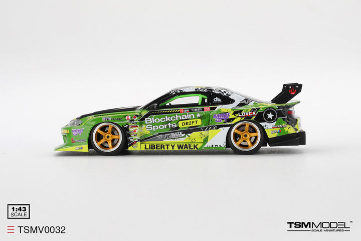 [Preorder] TSM 1:43 Nissan LB-Super Silhouette S15 SILVIA  #555 V2   2024 Formula Drift Japan	TSMV0032