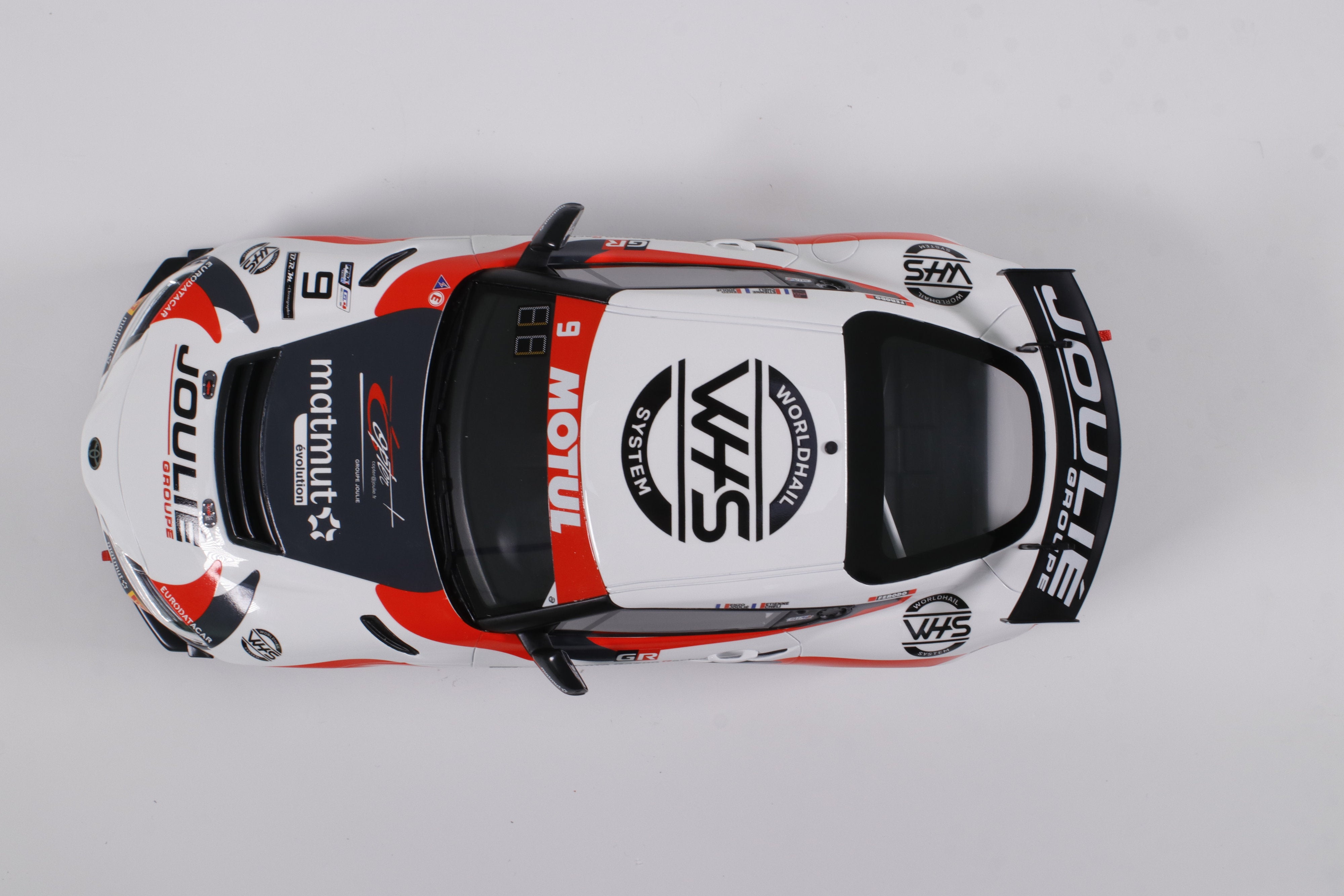 Preorder] OttO 1:18 TOYOTA SUPRA GT4 WHITE E.CHELI/E.JOULIÉ FFSA