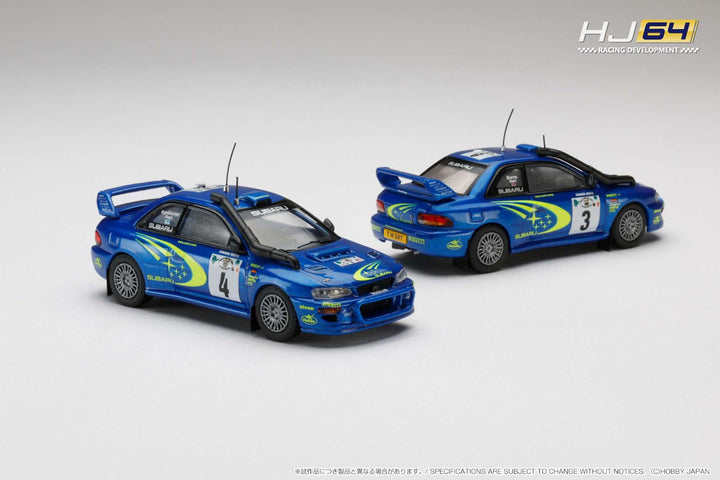 [Preorder] Hobby Japan 1:64 SUBARU IMPREZA WRC 2000 (SAFARI) (2 Versions) HJR646041E/HJR646041F