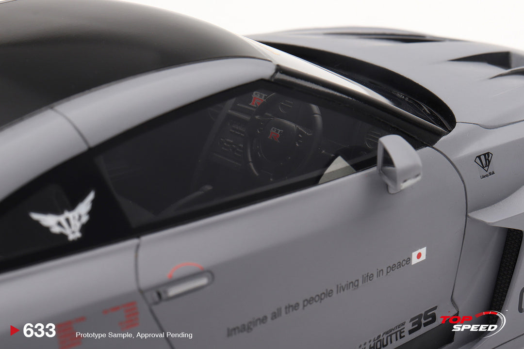 [Preorder] Topspeed 1:18 Nissan LB-Silhouette WORKS GT 35GT-RR Ver.1 Matt Grey TS0633