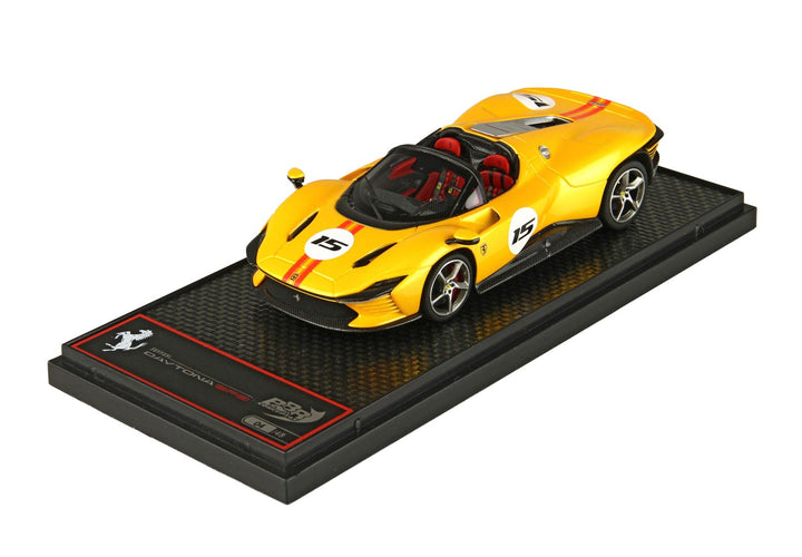 BBR Model 1:43 Ferrari Daytona SP3 serie Icona Giallo Tristrato BBRC267S4