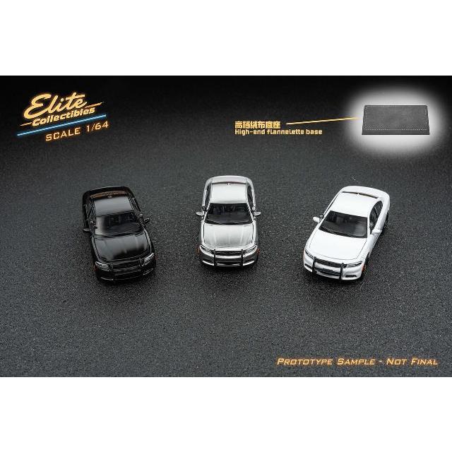 Elite Collectibles 1:64 Dodge Charger Warhorse Unmarked Police Interceptor (3 Coloiurs)