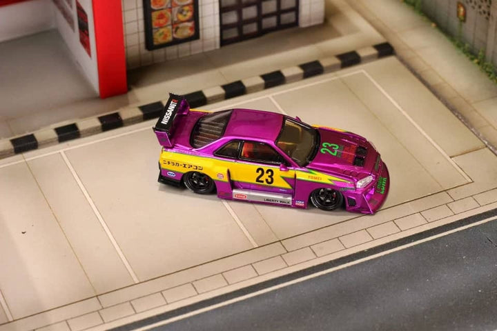 Street Weapon 1:64 Nissan ER34 Chromed Purple Special