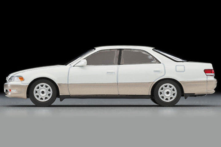 Tomytec TLVN 1:64 Toyota Mark II 2.5 Grande 1998 model (white/gold)