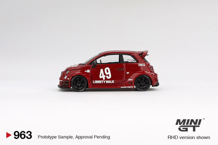 [Preorder] Mini GT 1:64 LB-WORKS x Abas Works ABARTH 595 Red MGT00963