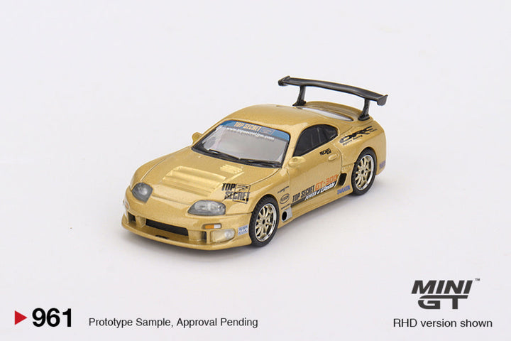 [Preorder] Mini GT 1:64 Toyota Supra (A80) Top Secret GT-300 Top Secret Gold MGT00961