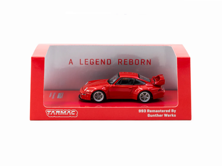Tarmac Works 1:64 993 Remastered By Gunther Werks Red T64R-TL054-RE