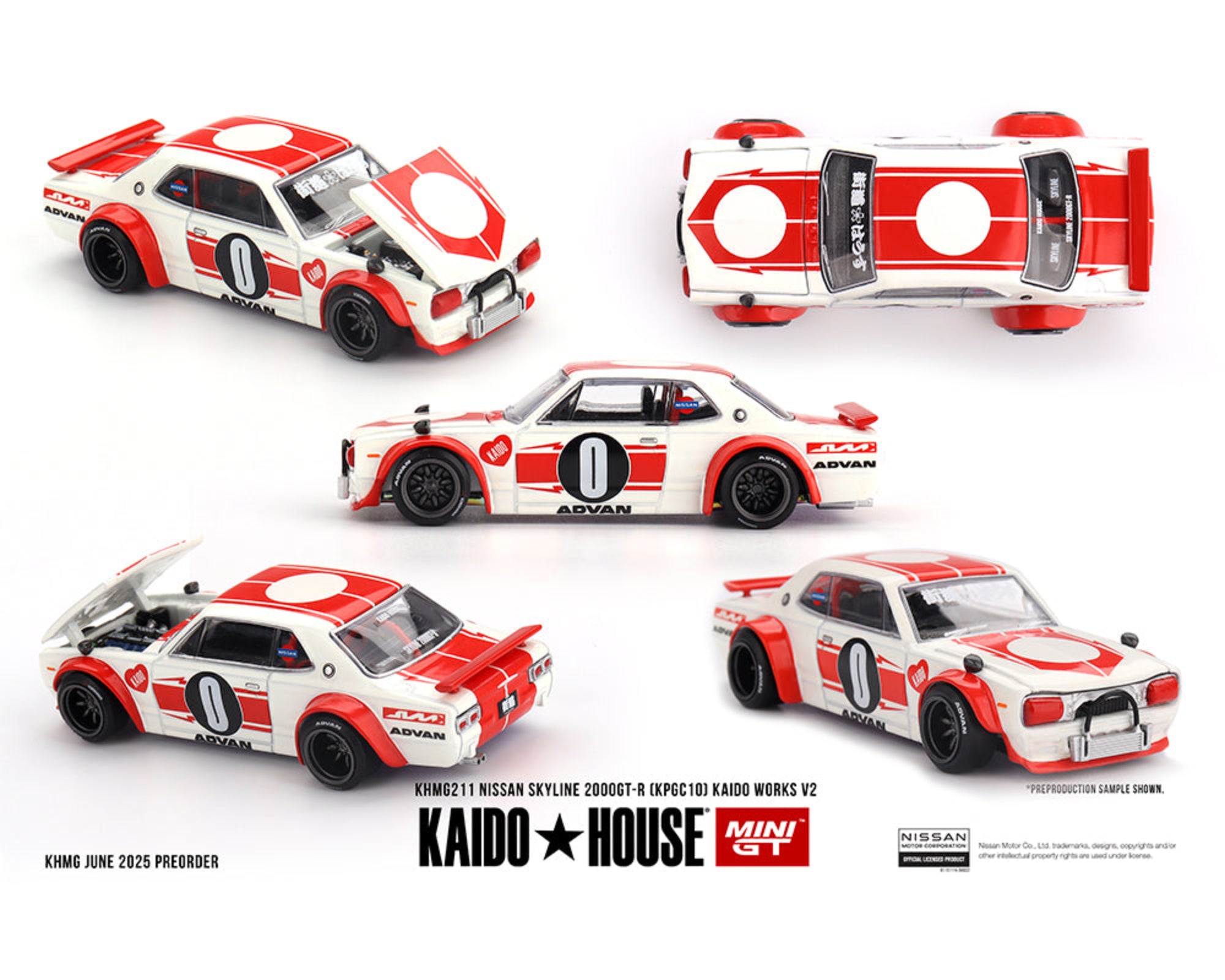 Kaido House x Mini GT Nissan 2000GT-R (KPGC10) Kaido Works