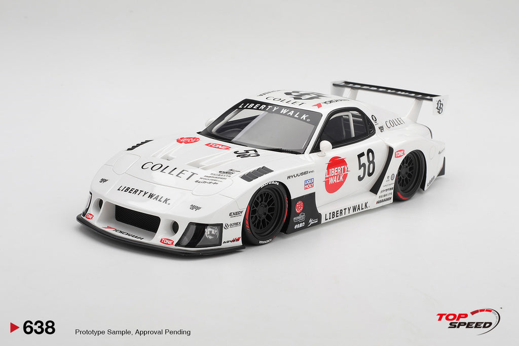 Preorder] Topspeed 1:18 Mazda RX-7 LB-Hinomaru TS0638 – Horizon