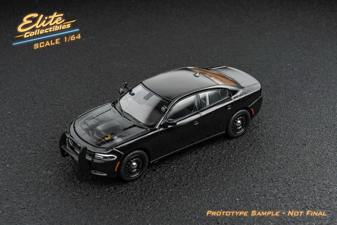 Elite Collectibles 1:64 Dodge Charger Warhorse Unmarked Police Interceptor (3 Coloiurs)