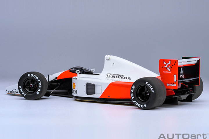 [Preorder] AUTOart 1:18 McLaren Honda MP4/6 1991 A. Senna #1 Without McLaren Logo 89150