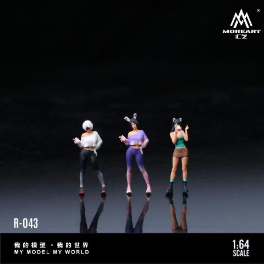 MoreArt 1:64 CUTE VITALITY GIRL SET MO223043