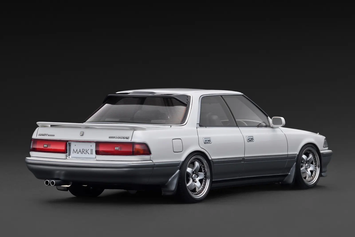 [Preorder] Ignition Model 1:18 TOYOTA MARKⅡ2.5 GT TWIN turbo (GX81) Pearl White / Silver IG3857