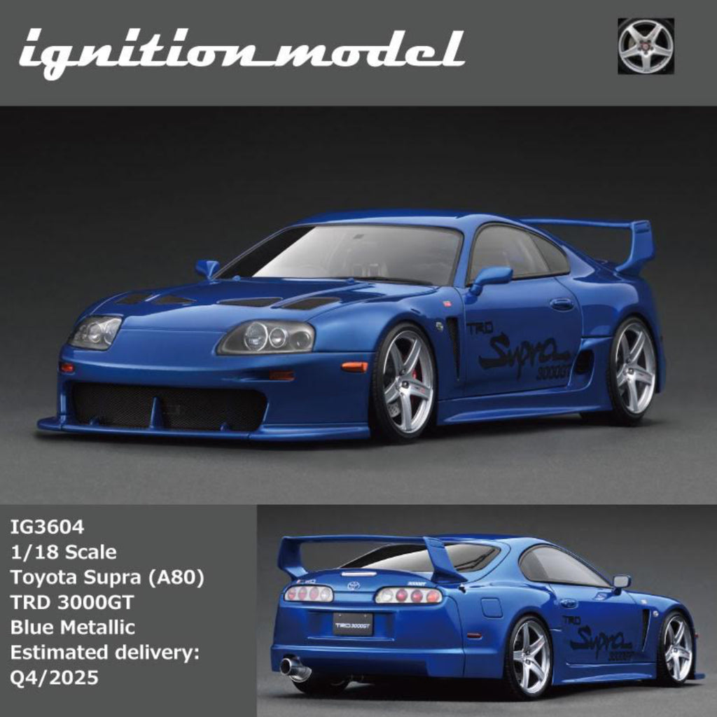 【WEB70台限定】IG2652 1/18 TOYOTA SUPRA IG2652 1/18 LB-WORKS TOYOTA SUPRA (A90) Matte Black With Mr