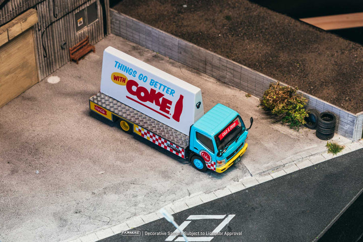 [Preorder] Tarmac Works 1:64 Mitsubishi Fuso Canter -Advertisement Truck COCA-COLA T64T-TL002-CC2