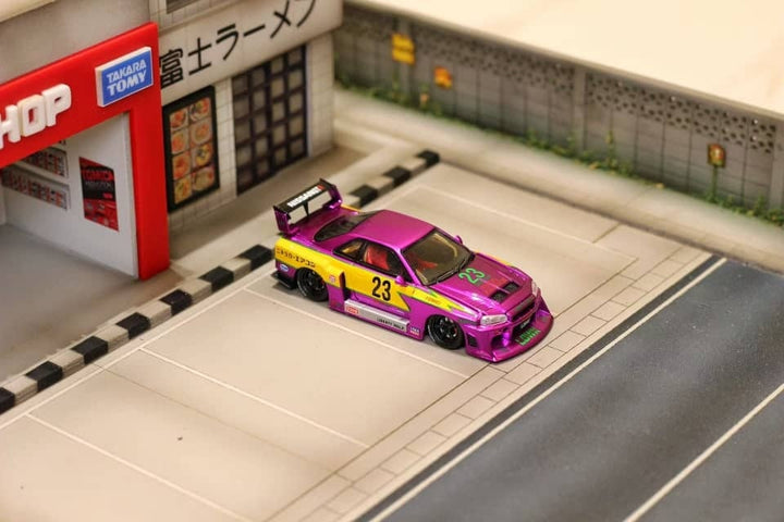 Street Weapon 1:64 Nissan ER34 Chromed Purple Special