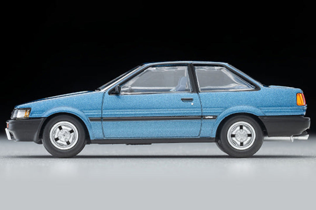 Tomytec TLVN 1:64 Toyota Corolla Levin 2-door GT (blue) 1983 LV-N284d