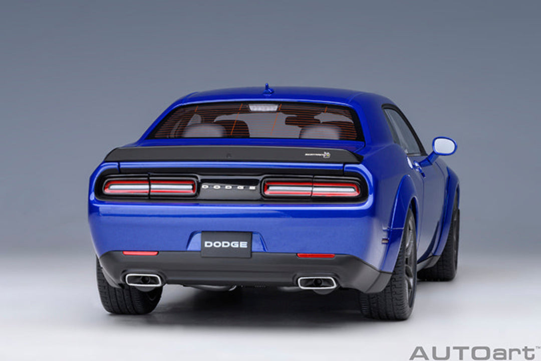 AUTOart 1:18 Dodge Challenger RT Scat Pack 2022 - Indigo Blue 71772