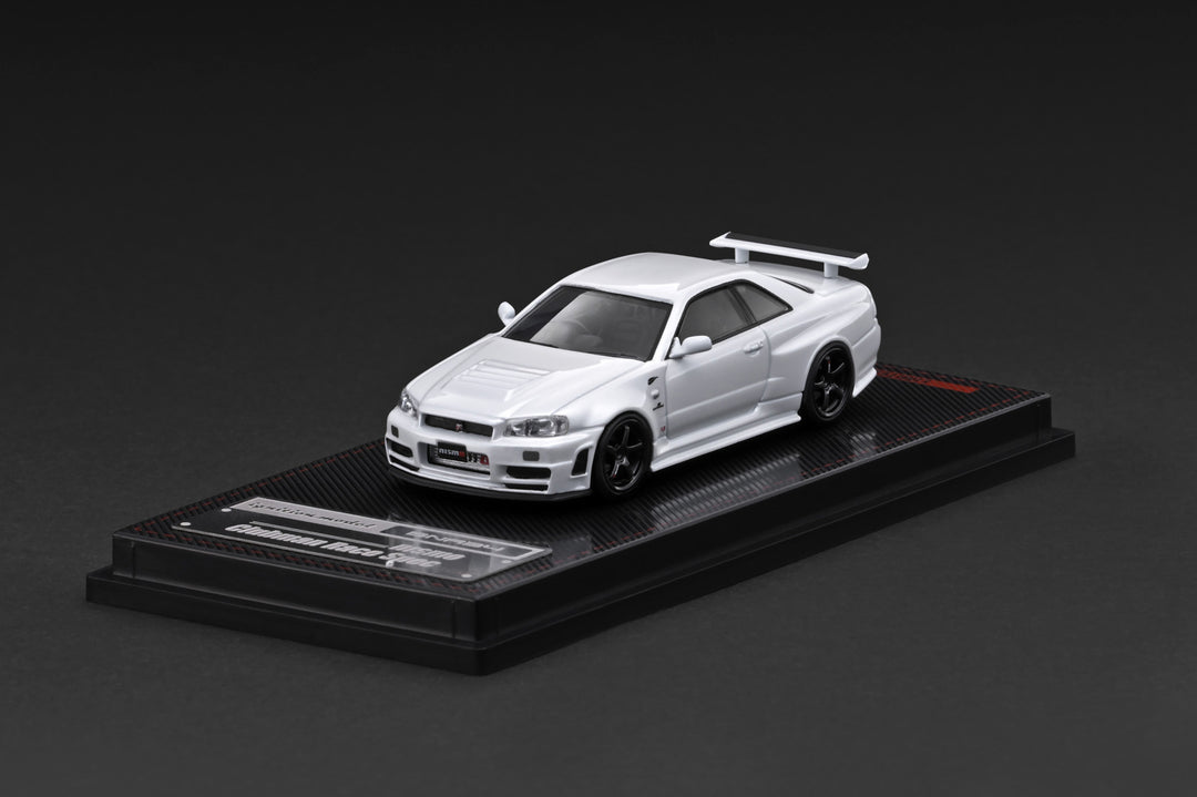 [Preorder] Ignition Model 1:64 Nissan Skyline GT-R (BNR34) NISMO customized White IG4175
