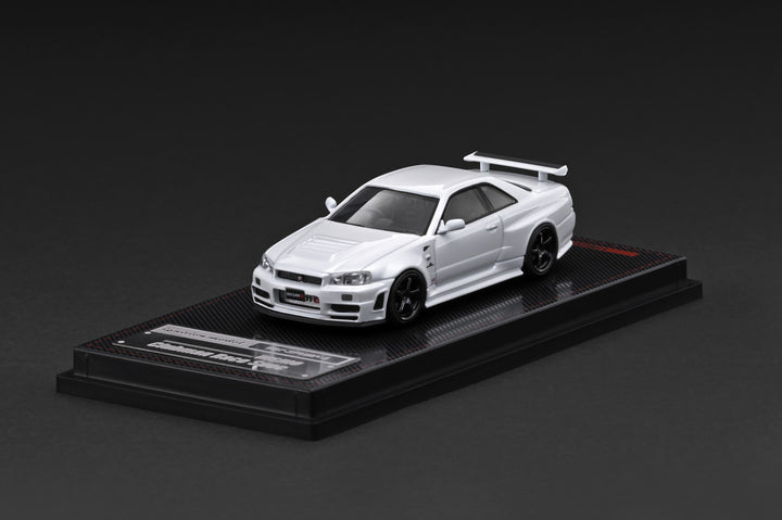 [Preorder] Ignition Model 1:64 Nissan Skyline GT-R (BNR34) NISMO customized White IG4175