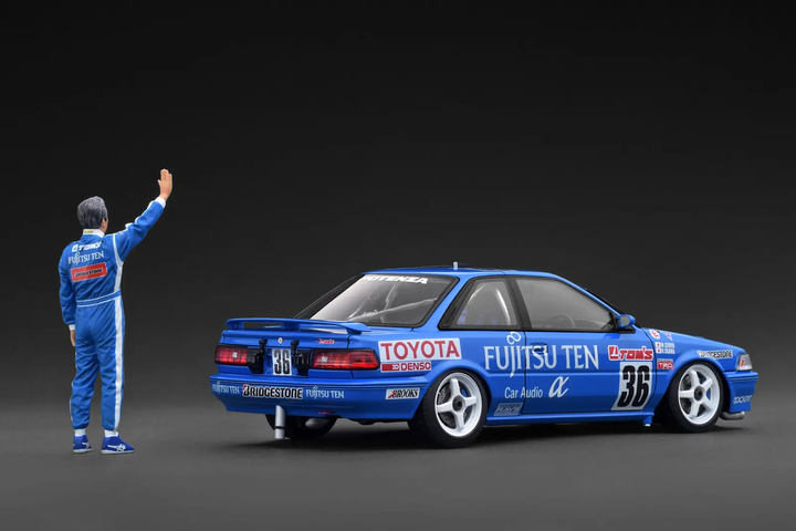 [Preorder] Ignition Model 1:18 FUJITSU TEN TOM'S COROLLA (#36) 1991 JTCWith Mr. Sekiya IG3862