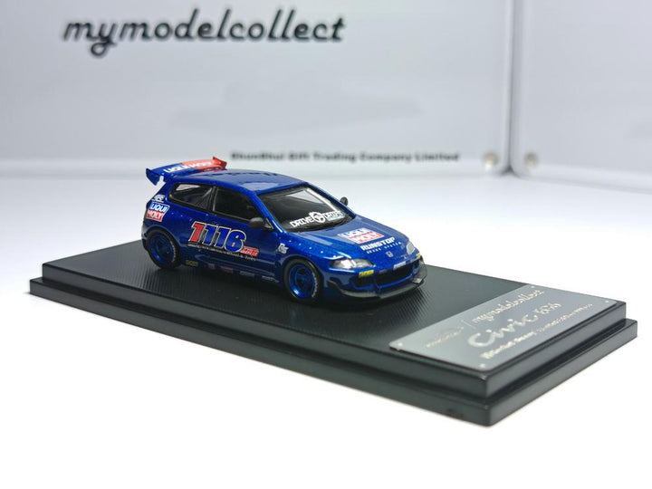 Model Collect 1:64 CIVIC EG6 1116 Auto Garage Wheel and Tire Thailand Limited Livery MC640013I