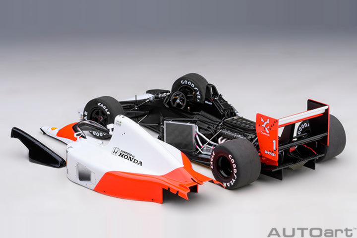 [Preorder] AUTOart 1:18 McLaren Honda MP4/6 1991 A. Senna #1 Without McLaren Logo 89150