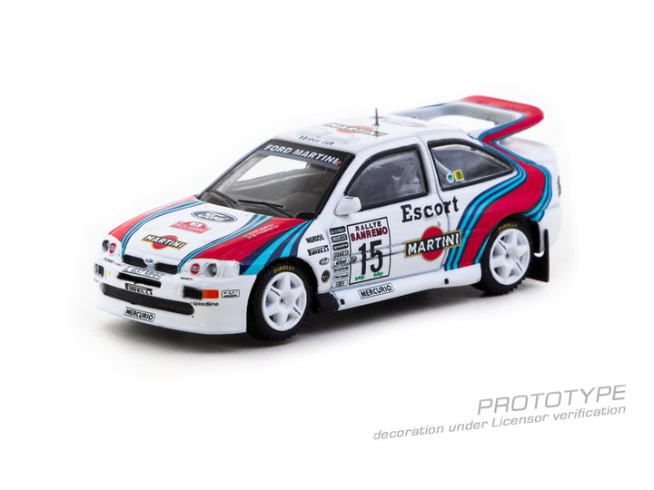 [Preorder] Tarmac Works 1:64 Ford Escort RS Cosworth WRC Rallye Sanremo 1994 Malcolm T64-081-94RS15