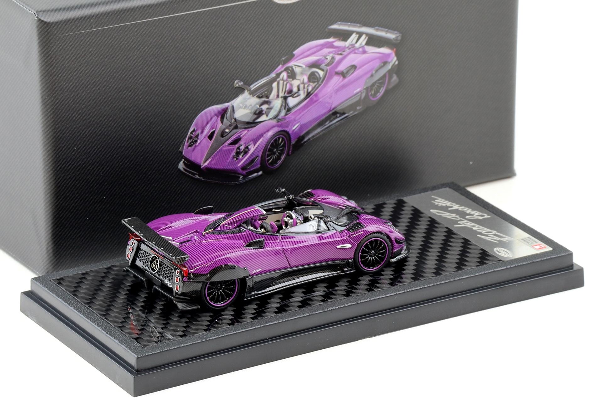 LCD 1:64 Pagani Zonda HP(Carbon Purple color) 2025 Shanghai Toy