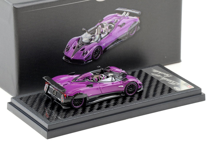 LCD 1:64 Pagani Zonda HP(Carbon Purple color) 2025 Shanghai Toy Fair package LCD64018-CP