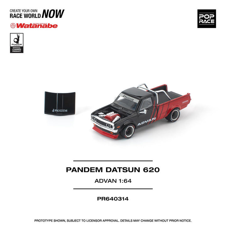 [Preorder] POPRACE 1:64 PANDEM DATSUN 620 ADVAN  PR640314