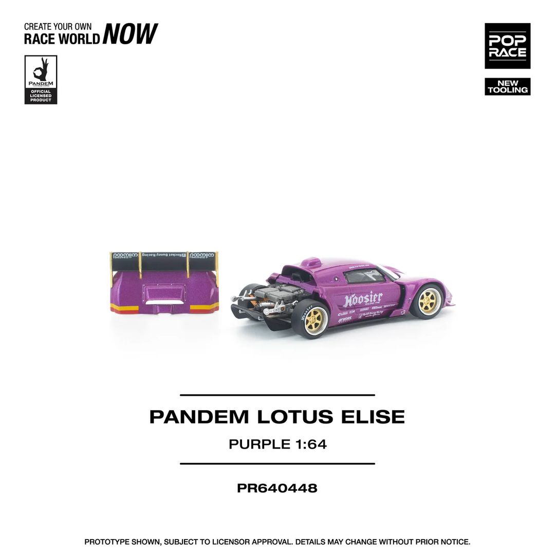 [Preorder] POPRACE 1:64 PANDEM LOTUS ELISE PURPLE PR640448