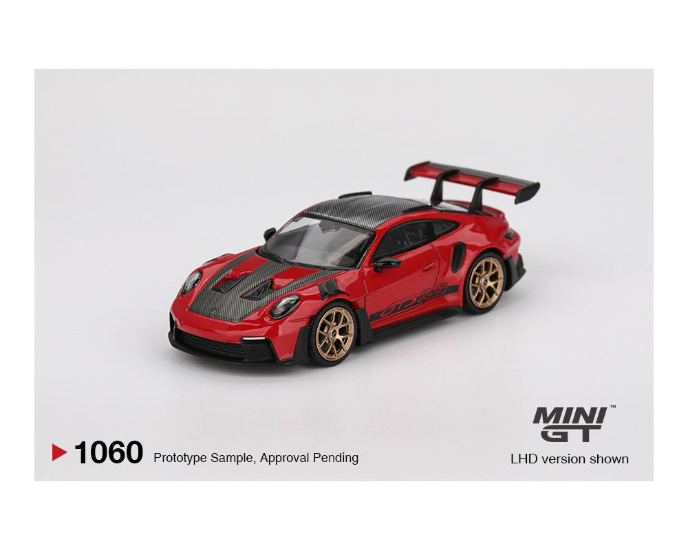[Preorder] Mini GT 1:64 Porsche 911 (992) GT3 RS Weissach Package – Guards Red MGT01060