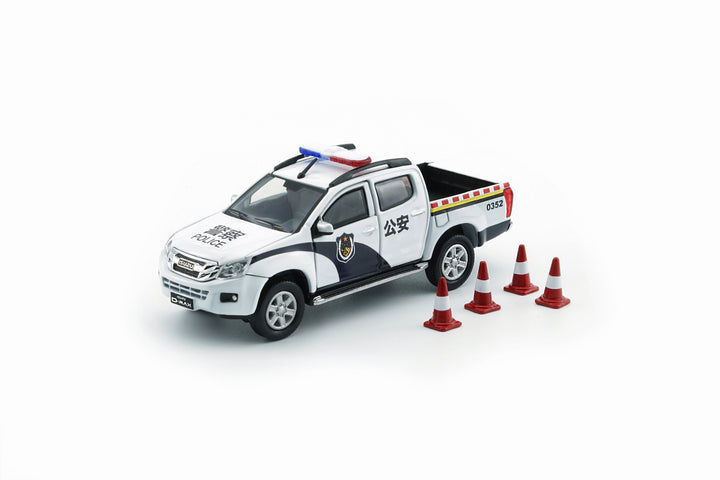[Preorder] BMC 1:64 Isuzu D-Max 2018 - CHINA POLICE -LHD 64B0507
