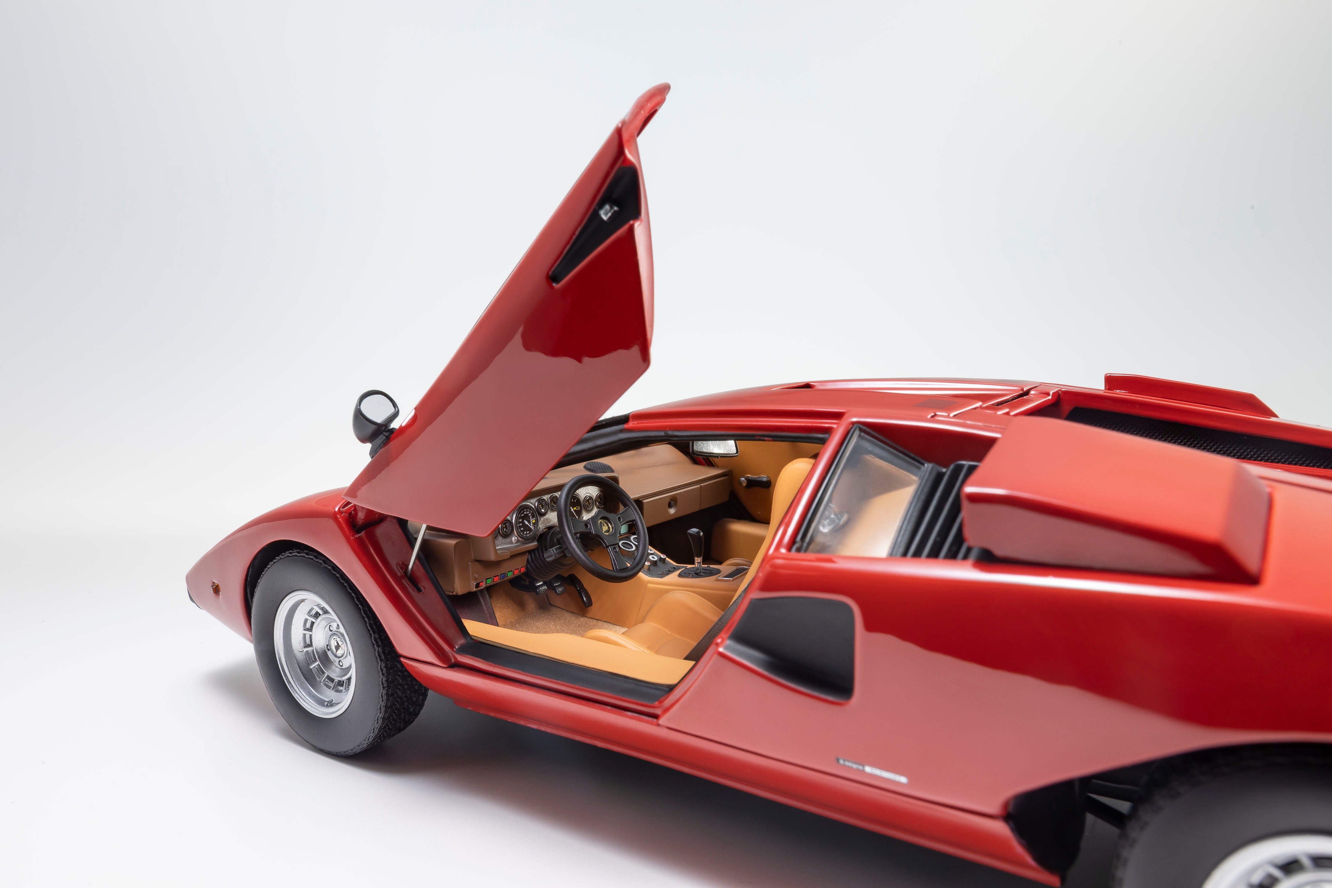 Kyosho 1:18 Lamborghini Countach LP400 赤 Preorder] Kyosho 1:18 Lamborghini Countach LP 400 - Red
