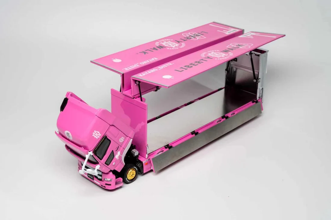 GCD 1:64 HINO 700 LB PINK - KAYANO DIST EDITION KS-093-738