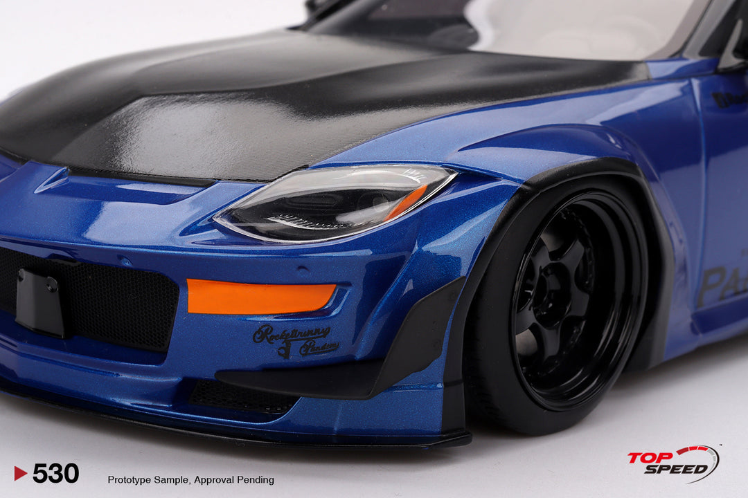 [Preorder] Topspeed 1:18 Nissan Z (RZ34) Pandem Seiran Blue TS0530