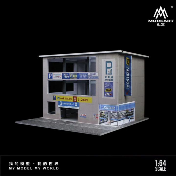 MoreArt 1:64 JAPANESE PARKING GARAGE SCENE MO936601