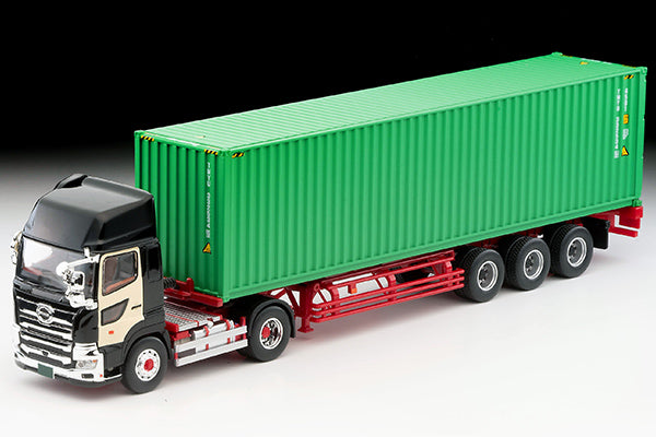 [Preorder] Tomytec TLVN 1:64 Hino Profia 40ft marine container trailer (Toho Sharyo TC36H1C34) BLACK LV-N292c