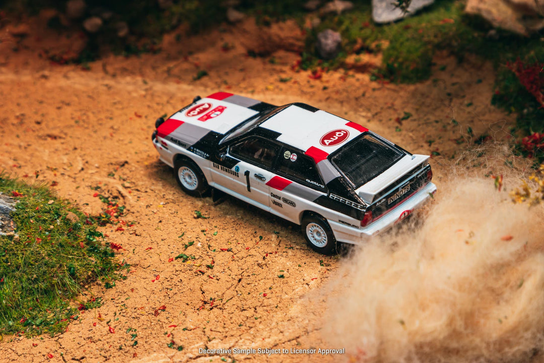 [Preorder] Tarmac Works 1:64 Audi Quattro A1 Lombard RAC Rally 1982 #1 Winner T64S-025-82RAC01