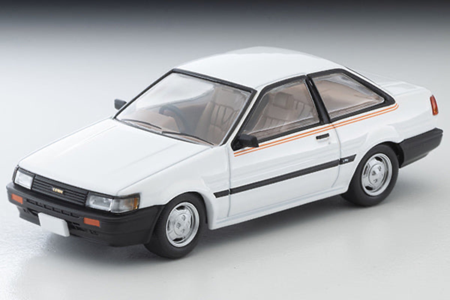 Tomytec TLVN 1:64 Toyota Corolla Levin 2-door lime (white) 1983 LV
