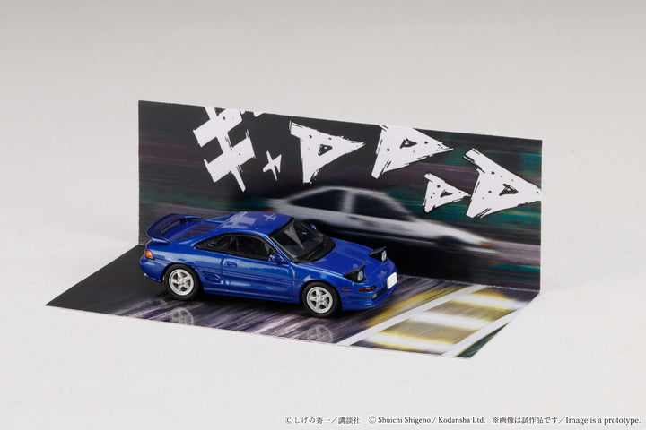 [Preorder] Hobby Japan 1:64 Toyota MR2 (SW20)/Initial D  Kai Kogashiwa VS Takumi Fujiwara HJDMD009