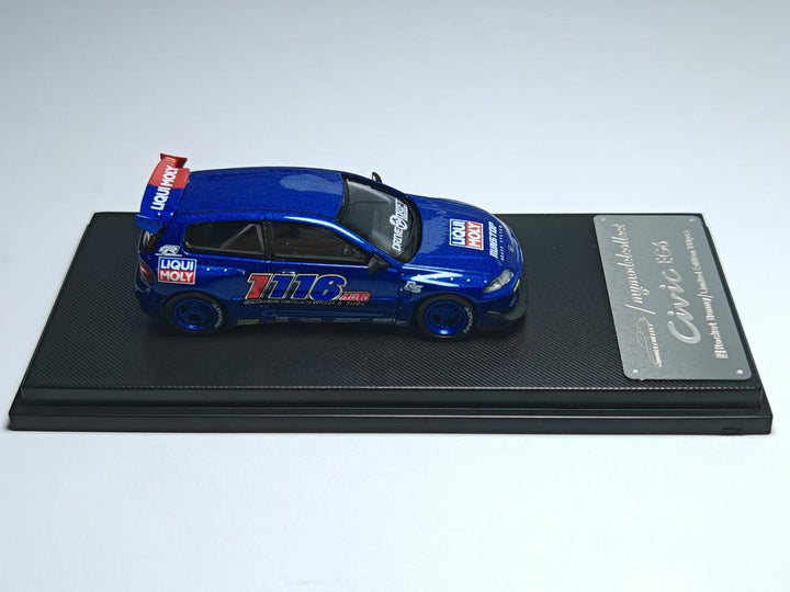 Model Collect 1:64 CIVIC EG6 1116 Auto Garage Wheel and Tire Thailand Limited Livery MC640013I