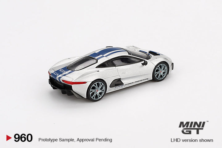 [Preorder] Mini GT 1:64 Jaguar C-X75 Silver MGT00960