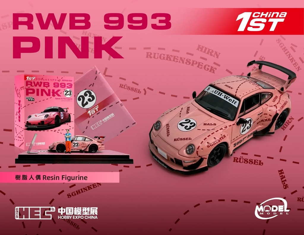 イグニッションモデル 1/64 RWB 993 静岡ホビーショー2026限定品 Model Model 1:64 RWB 993 PINK 2026 HEC VERSION MM64-RWB993-HEC2026